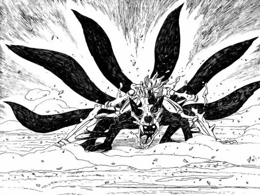 Free Download Naruto Tailed Beasts Wallpaper Black And White Page 13067 (533 x 400)