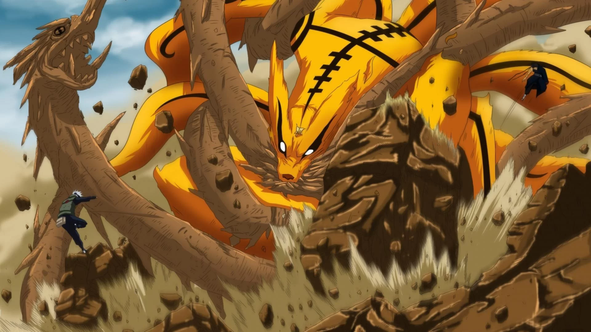 Free Download Naruto Wallpaper Android Susano Vs Kurama Page 1343018 (1920 x 1080)