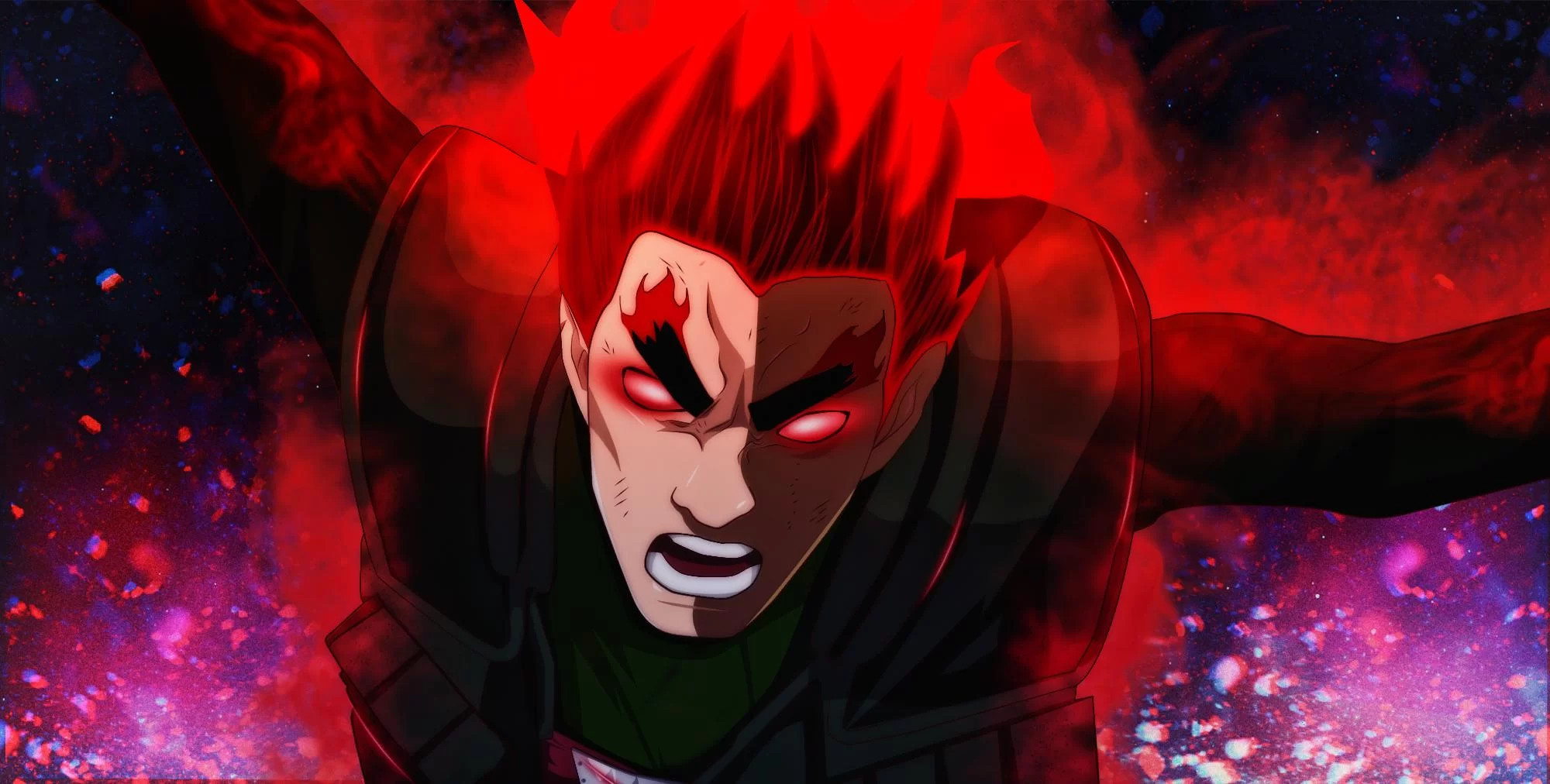 Free Download Naruto Wallpaper Guy 8th Gate Page 1379404 (2000 x 1012)