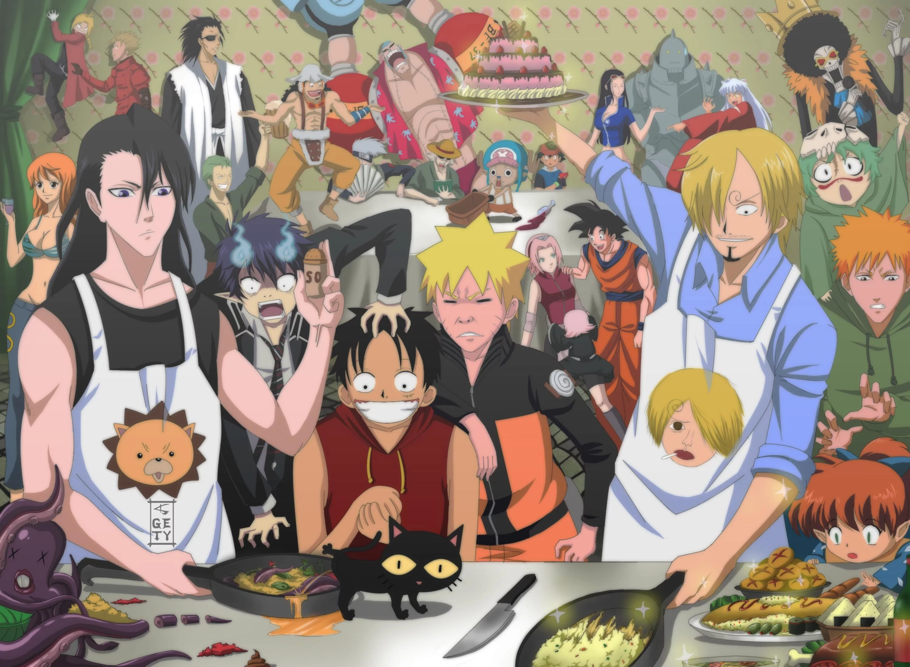 Free Download Dbz Fma Naruto Wallpaper Page 138315 (3000 x 2200)