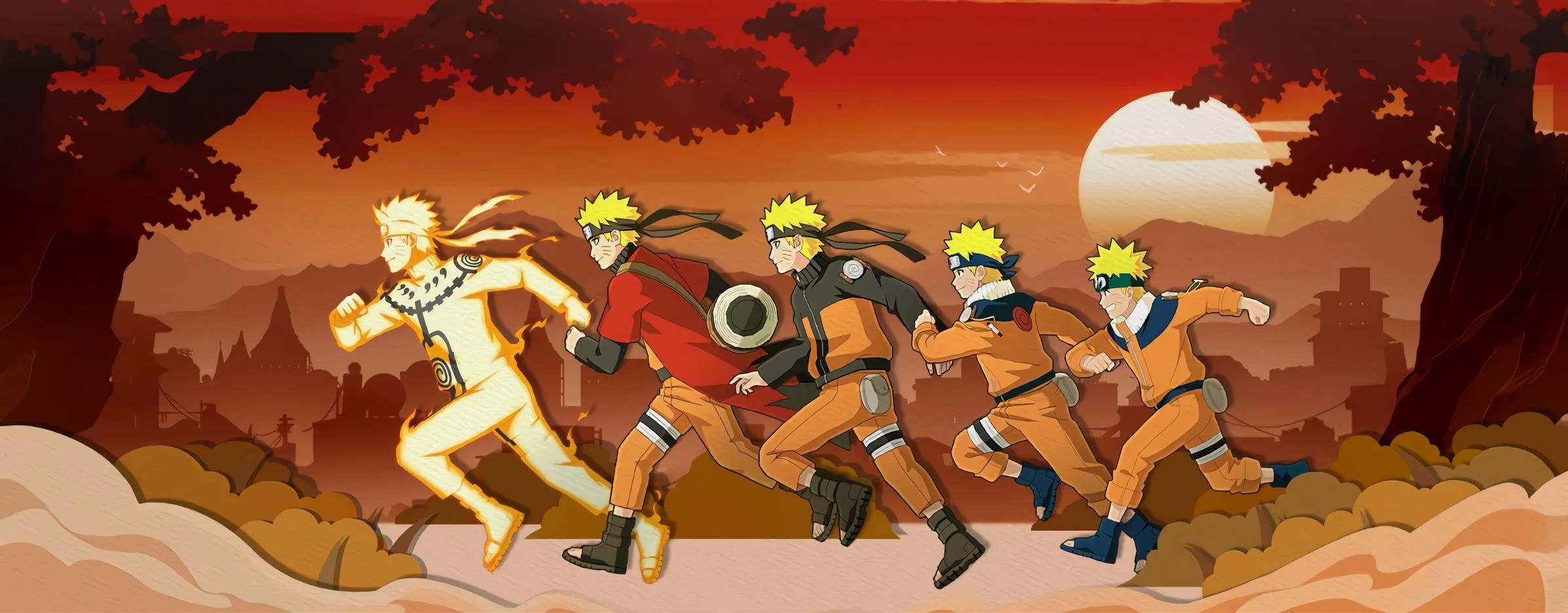 Free Download Naruto New Year Wallpaper Page 138900 (2394 x 937)
