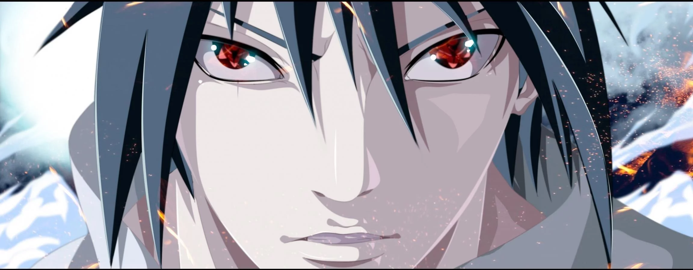 Free Download Naruto And Sasuke Dual Monitor Wallpaper 2560x1024 Page 139383 (2304 x 900)