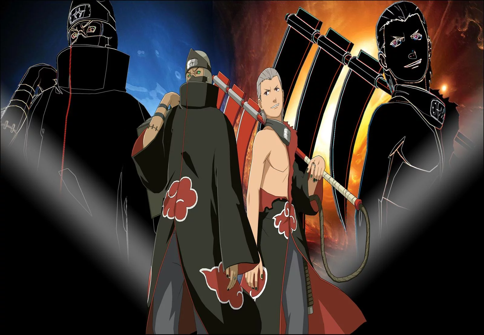 Free Download Naruto Wallpaper Hidan Kakuzu Page 1407298 (1600 x 1109)