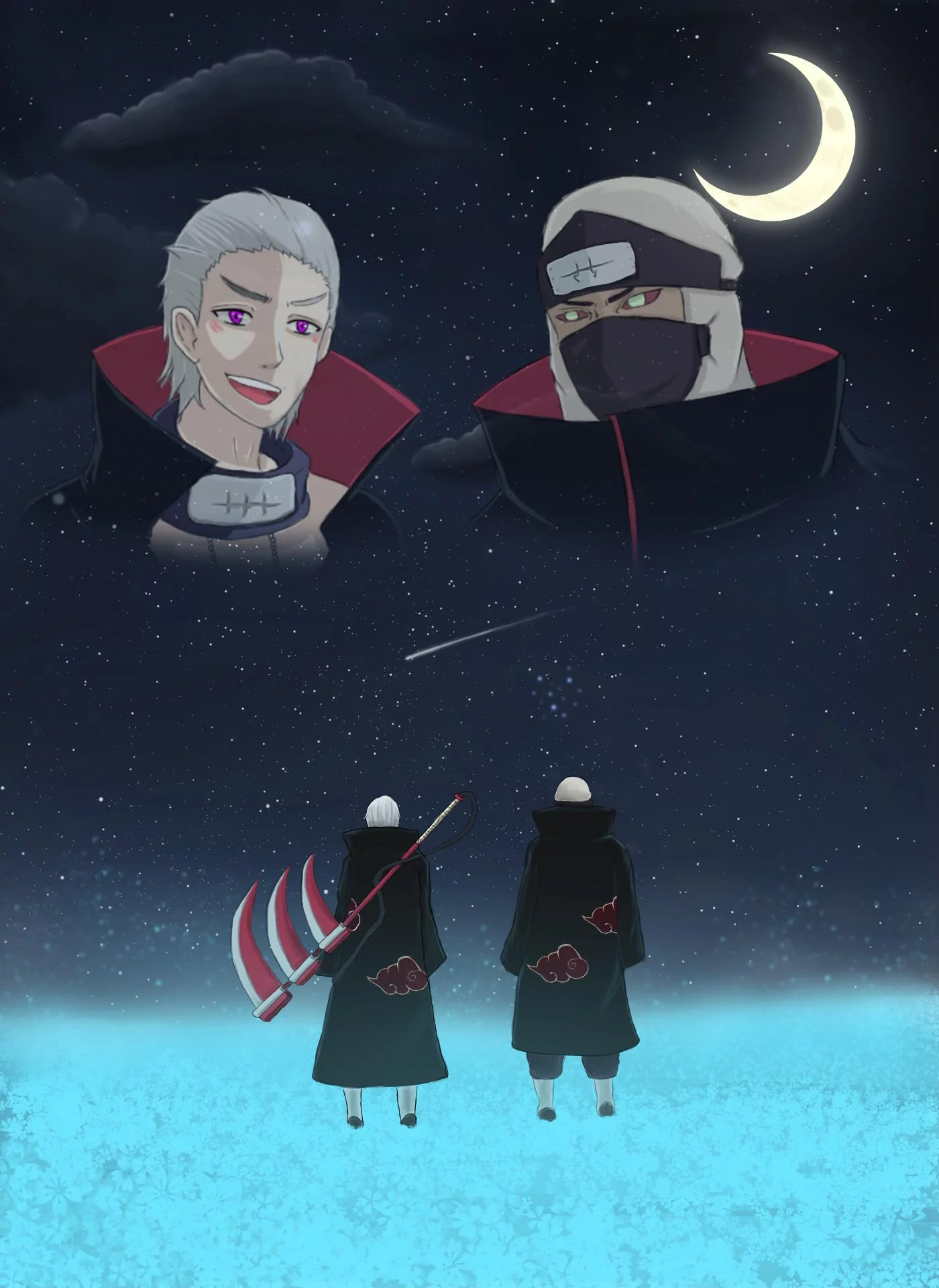 Free Download Naruto Wallpaper Hidan Kakuzu Page 1407343 (1400 x 1920)