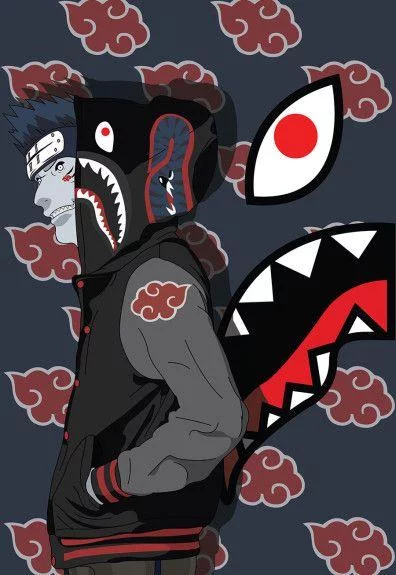 Free Download Supreme And Bape Cartoon Wallpaper Naruto Page 142411 (396 x 575)