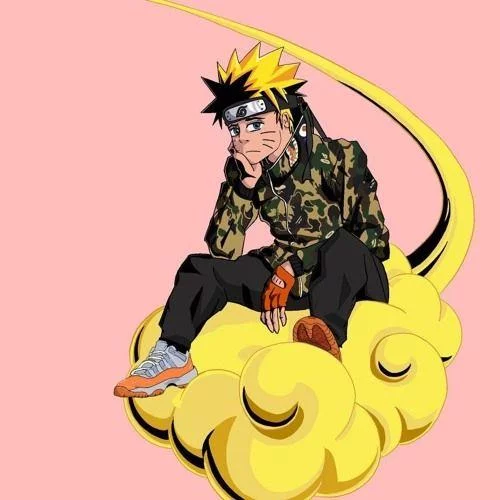 Free Download Naruto In Goku Outfit Wallpaper Page 143082 (500 x 500)