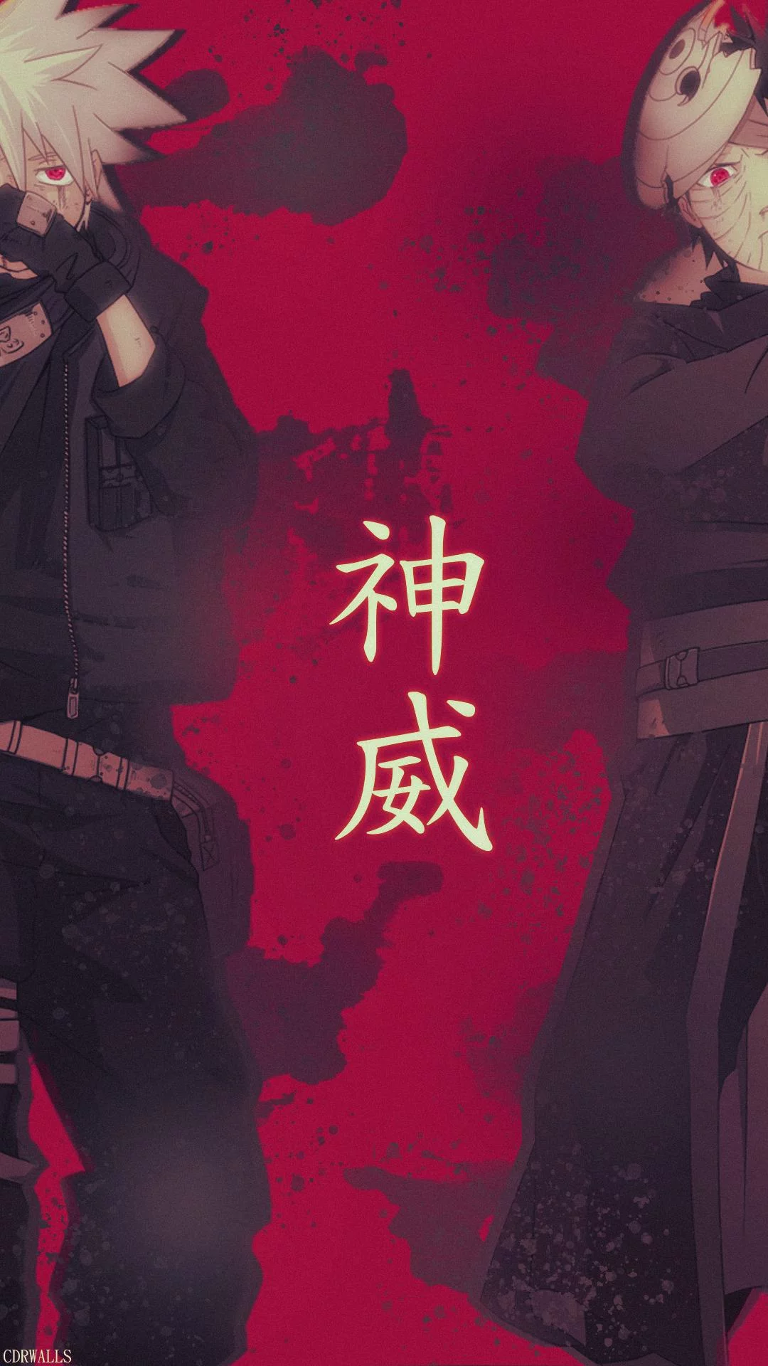 Free Download Naruto Wallpaper Kakashi And Obito Page 1438261 (1080 x 1920)