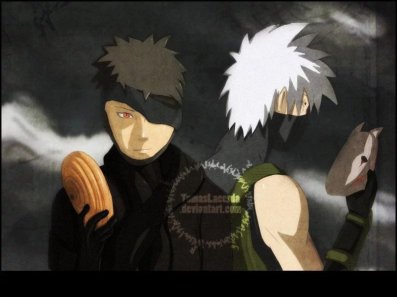 Free Download Naruto Wallpaper Kakashi And Obito Page 1438269 (800 x 600)