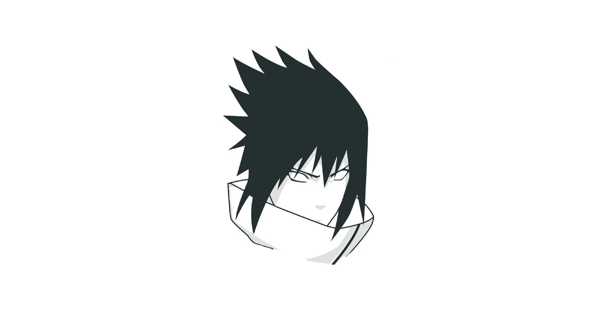 Free Download Naruto Wallpaper Minimalist White Page 1439546 (1920 x 1080)