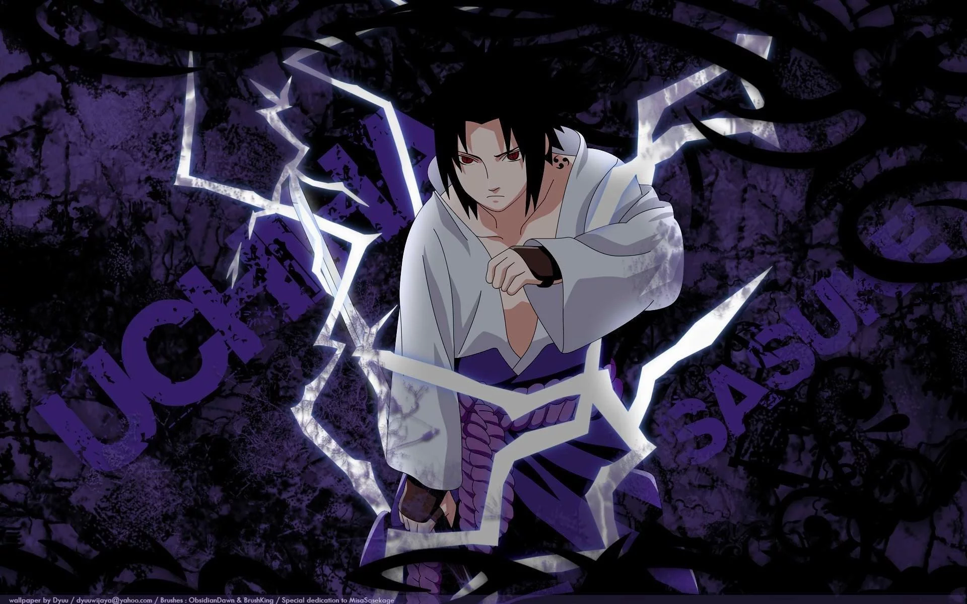 Free Download Naruto Wallpaper Sasuke Using Chidori Page 1468817 (1920 x 1200)