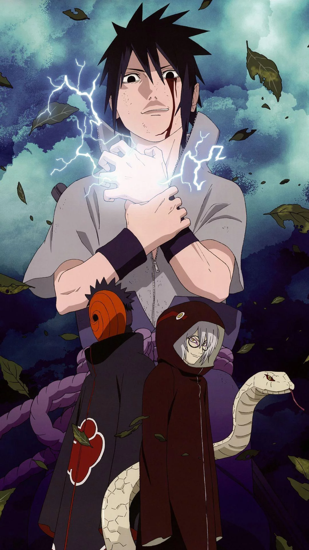 Free Download Naruto Wallpaper Sasuke Using Chidori Page 1468831 (1080 x 1920)