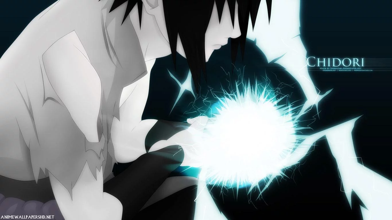 Free Download Naruto Wallpaper Sasuke Using Chidori Page 1468832 (1366 x 768)