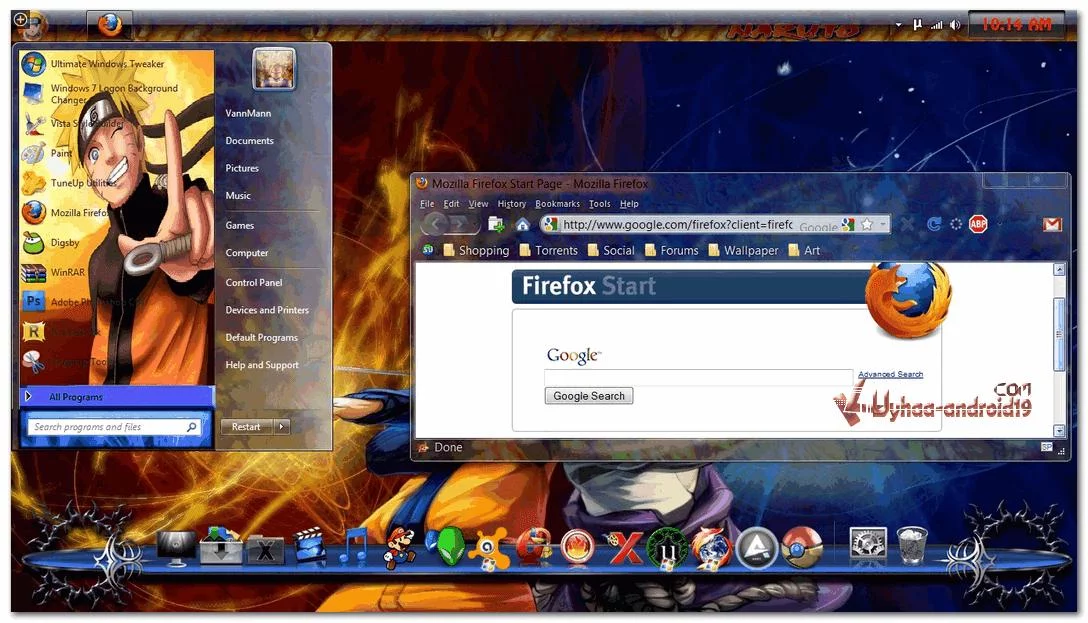 Free Download Naruto Wallpaper Themes Windows 7 Page 1473717 (1088 x 623)