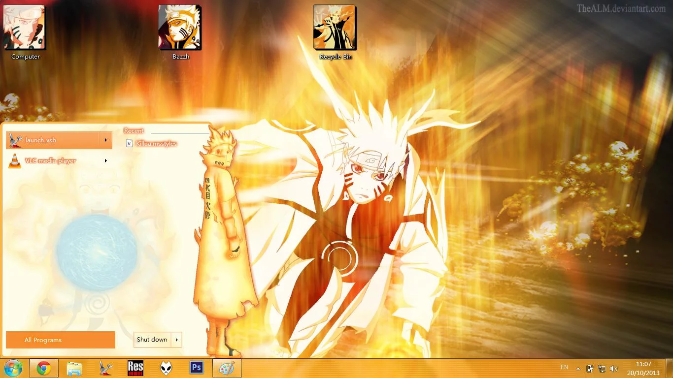 Free Download Naruto Wallpaper Themes Windows 7 Page 1473734 (1366 x 768)