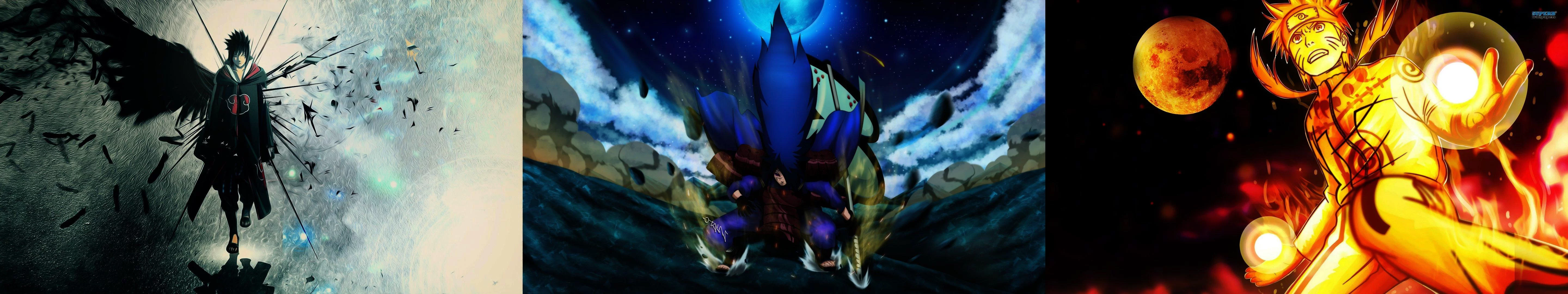 Free Download Naruto Wallpaper Three Monitors Page 1473786 (5760 x 1080)