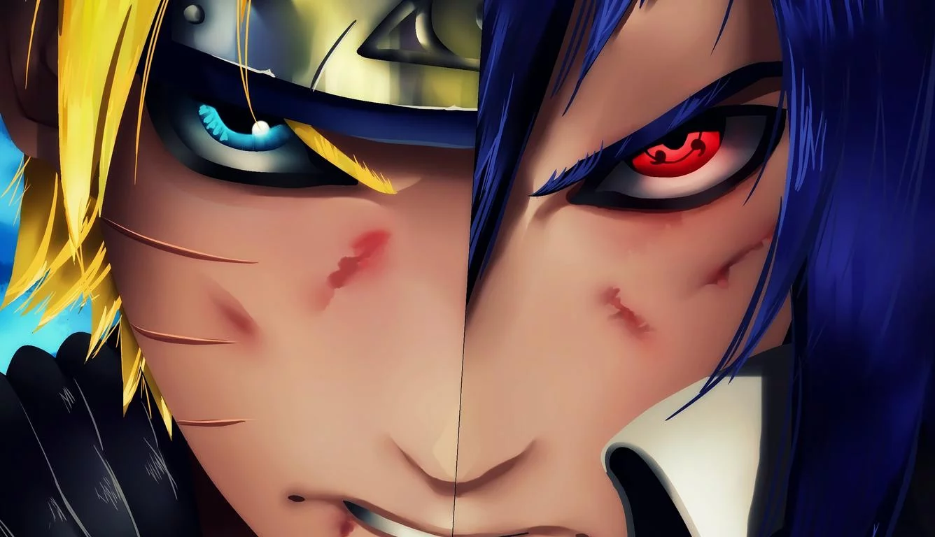 Free Download Naruto Vs Sasuke Wallpaper Shippuden Page 14923 (1336 x 768)