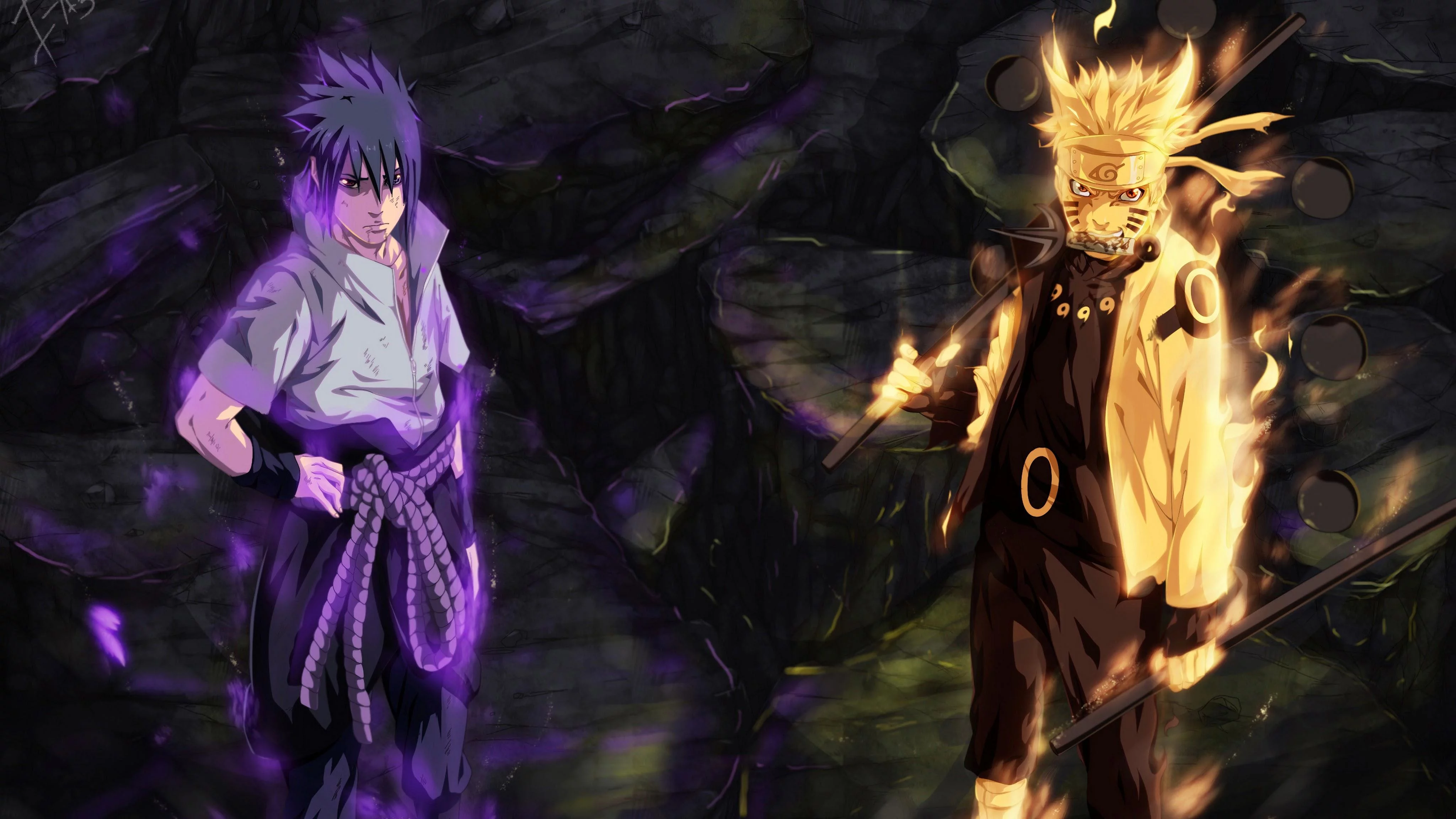 Free Download Wallpaper Hd Naruto Sasuke Page 1500477 (4096 x 2304)