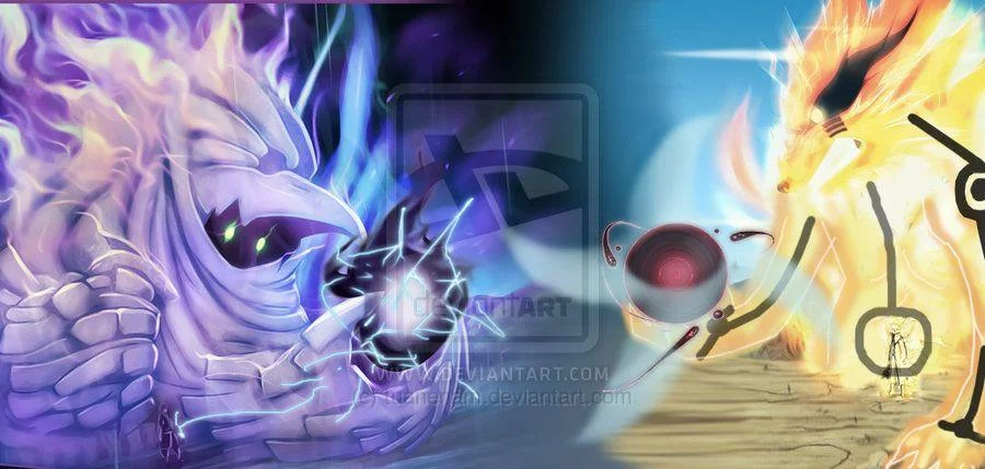 Free Download Naruto Wallpapers Susano Vs Kurama Page 1510380 (900 x 429)