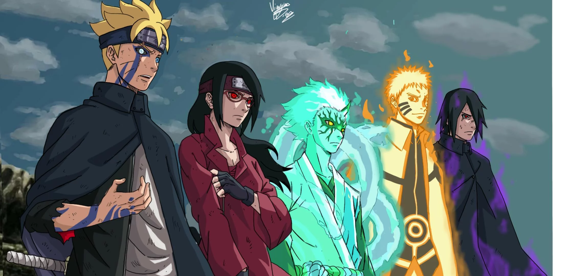Free Download Old Team 7 Vs New Team 7 Naruto Wallpaper Page 1542097 (2220 x 1080)