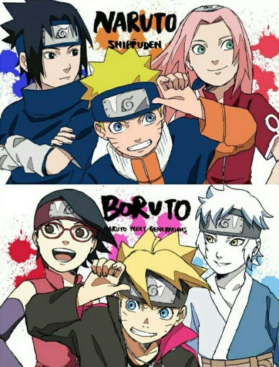Free Download Old Team 7 Vs New Team 7 Naruto Wallpaper Page 1542098 (1079 x 1419)