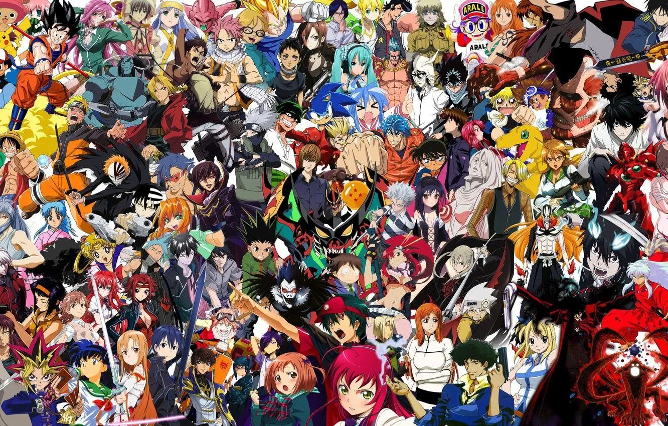 Free Download One Piece X Gintama X Naruto Wallpaper Page 1542364 (1332 x 850)