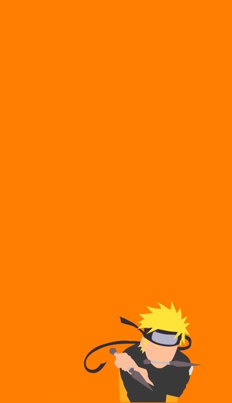 Free Download Simple Orange Naruto Wallpaper Page 1542487 (741 x 1283)