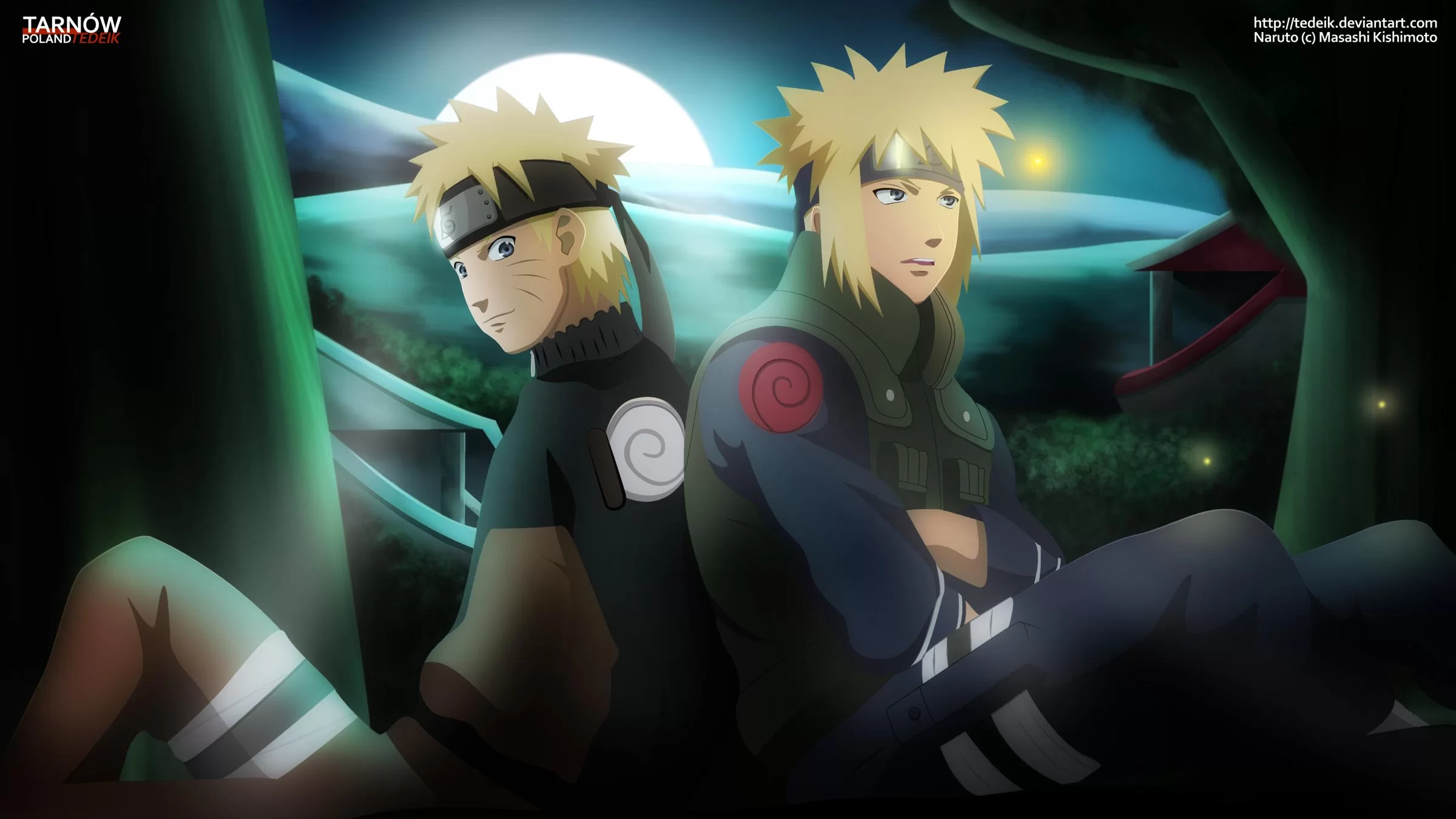 Free Download Naruto Y Minato Wallpaper Page 1550684 (2400 x 1350)
