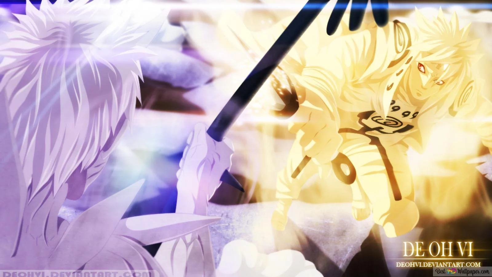 Free Download Wallpaper Naruto Vs Obito Page 1550753 (1600 x 900)