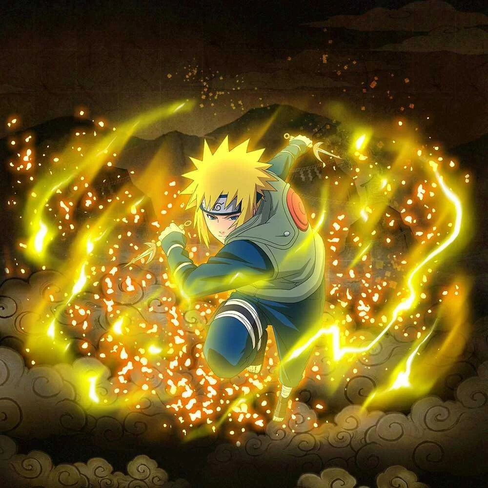Free Download Naruto Yellow Flash Wallpaper Page 1550863 (1000 x 1000)