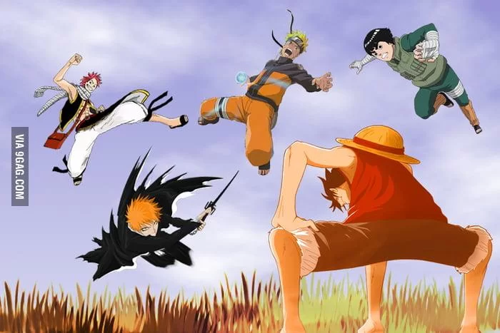 Free Download Natsu Naruto Ichigo Luffy Wallpaper Page 1550912 (700 x 467)