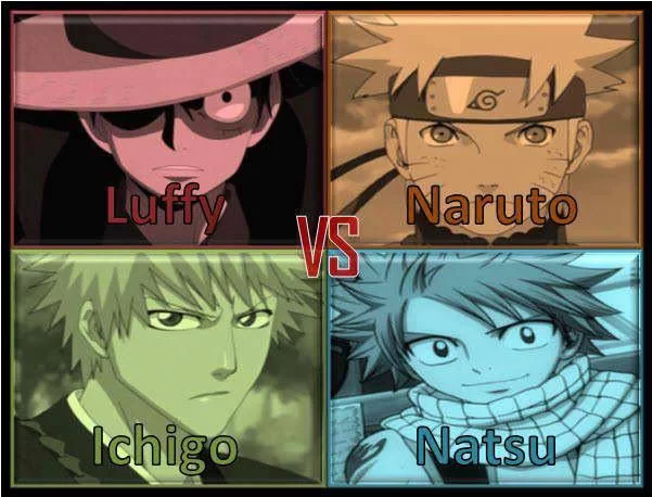 Free Download Natsu Naruto Ichigo Luffy Wallpaper Page 1550919 (601 x 458)