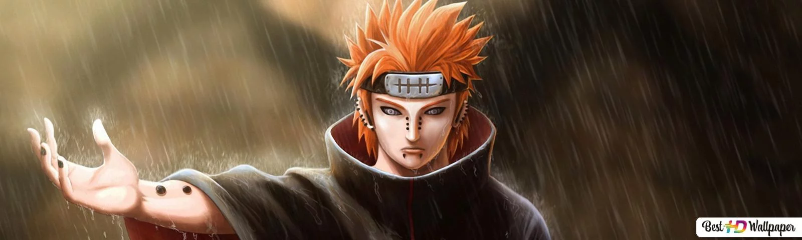 Free Download Pain Naruto Wallpaper Black And White Page 1556444 (1600 x 480)