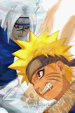 Free Download Sasuke Devil Vs Naruto Kyuubi Wallpaper Page 1626995 (300 x 450)