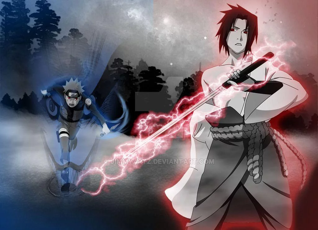 Free Download Sasuke Devil Vs Naruto Kyuubi Wallpaper Page 1627033 (1024 x 742)