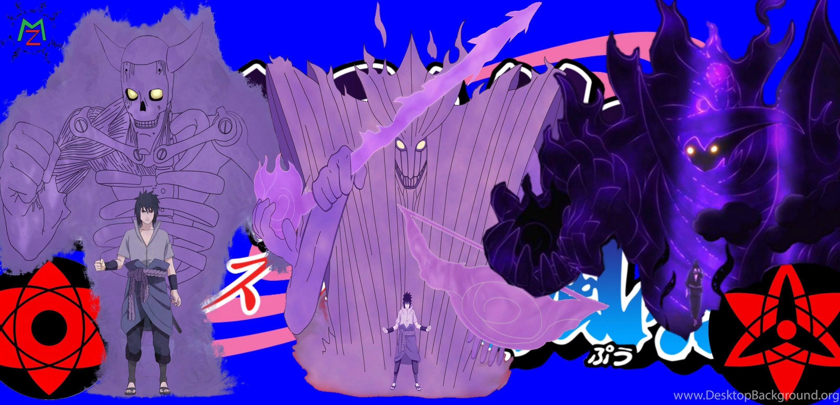 Free Download Sasuke Susanoo Vs Naruto Kyuubi Wallpaper Page 1632753 (3211 x 1550)