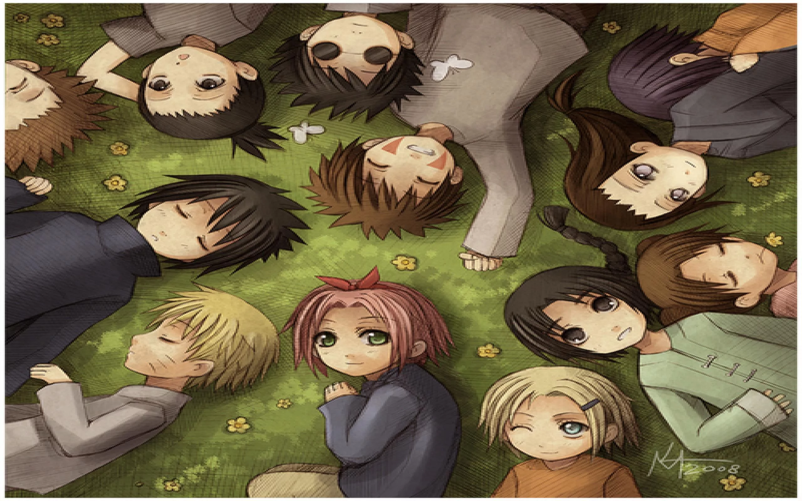 Free Download Naruto Chibi Wallpaper Team Gai Page 16373 (2560 x 1600)