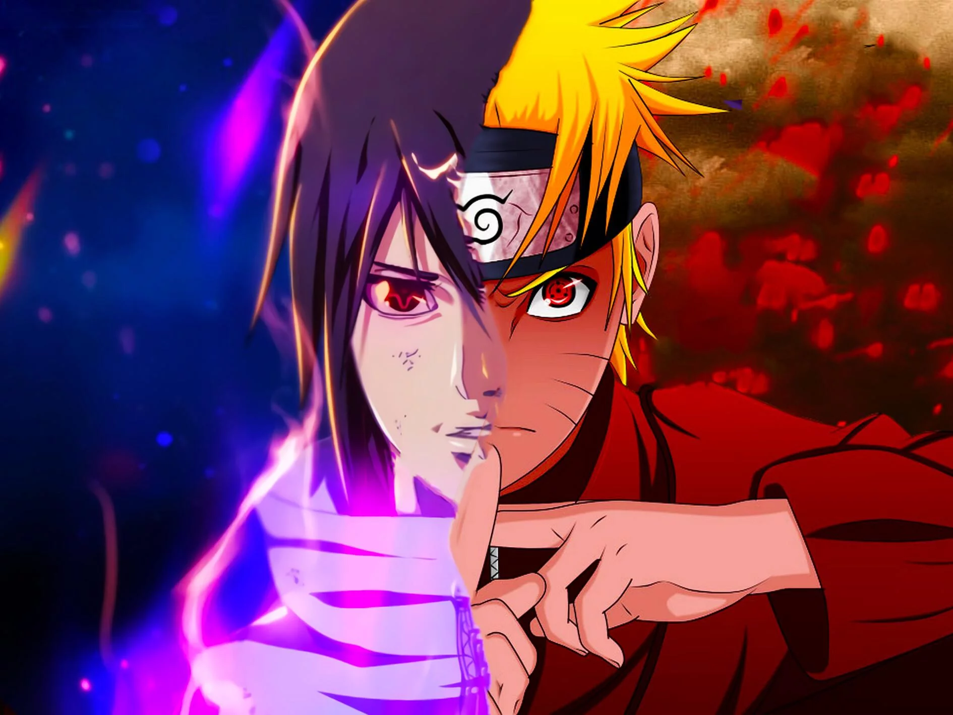Free Download Sasuke Vs Naruto Wallpaper Adult Page 1639033 (1890 x 1417)