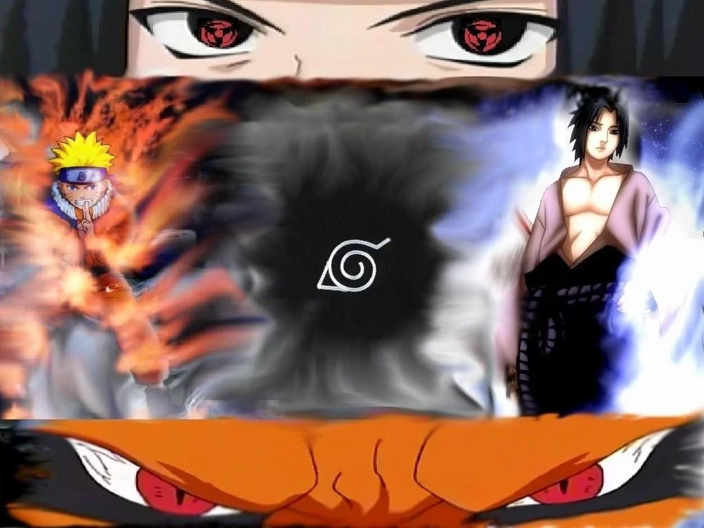 Free Download Sasuke Vs Naruto Wallpaper Art Page 1639067 (1024 x 768)