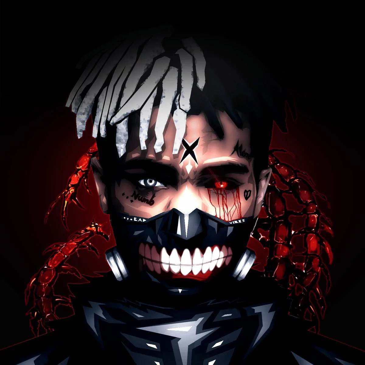 Free Download Ski Mask The Slump God Naruto Wallpaper Page 1652844 (1200 x 1200)