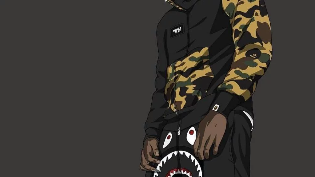Free Download Supreme And Bape Cartoon Wallpaper Naruto Page 1652951 (1024 x 576)