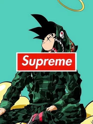 Free Download Supreme And Bape Cartoon Wallpaper Naruto Page 1652952 (374 x 500)