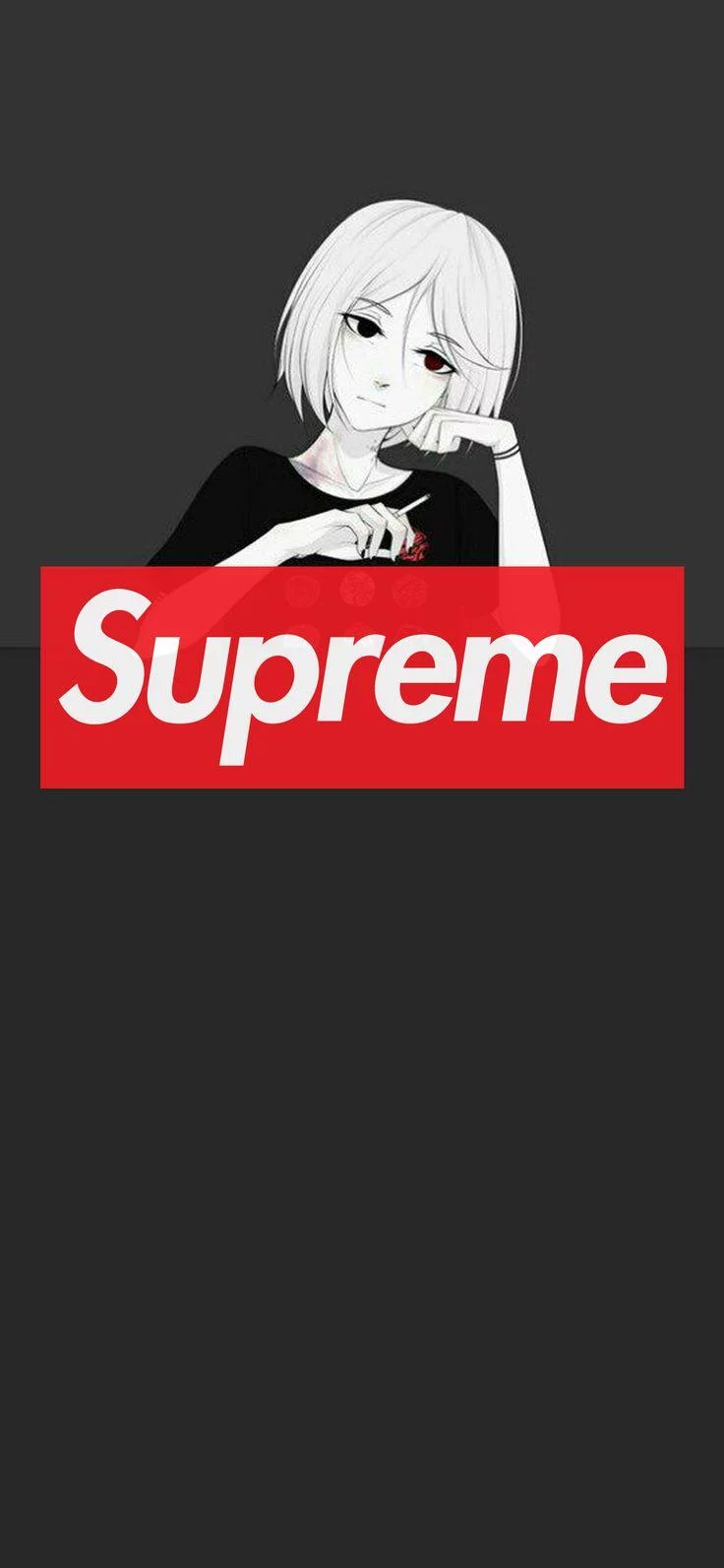 Free Download Supreme And Bape Cartoon Wallpaper Naruto Page 1652963 (736 x 1593)