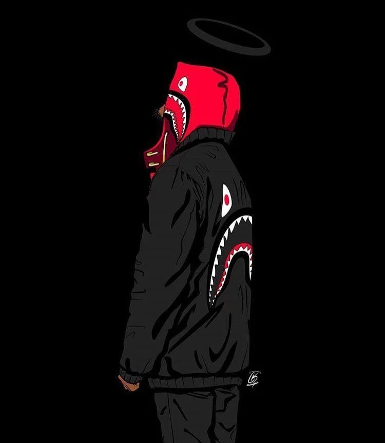 Free Download Supreme And Bape Cartoon Wallpaper Naruto Page 1652965 (750 x 862)