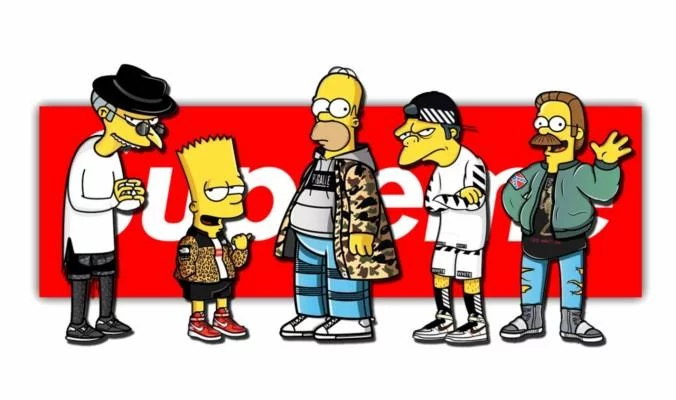 Free Download Supreme And Bape Cartoon Wallpaper Naruto Page 1652974 (676 x 400)