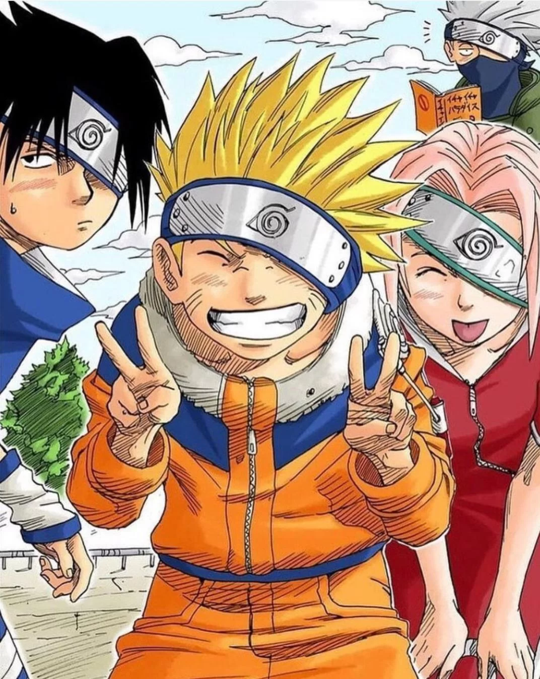 Free Download Naruto Young Team 7 Phone Wallpaper Page 1666711 (1072 x 1348)