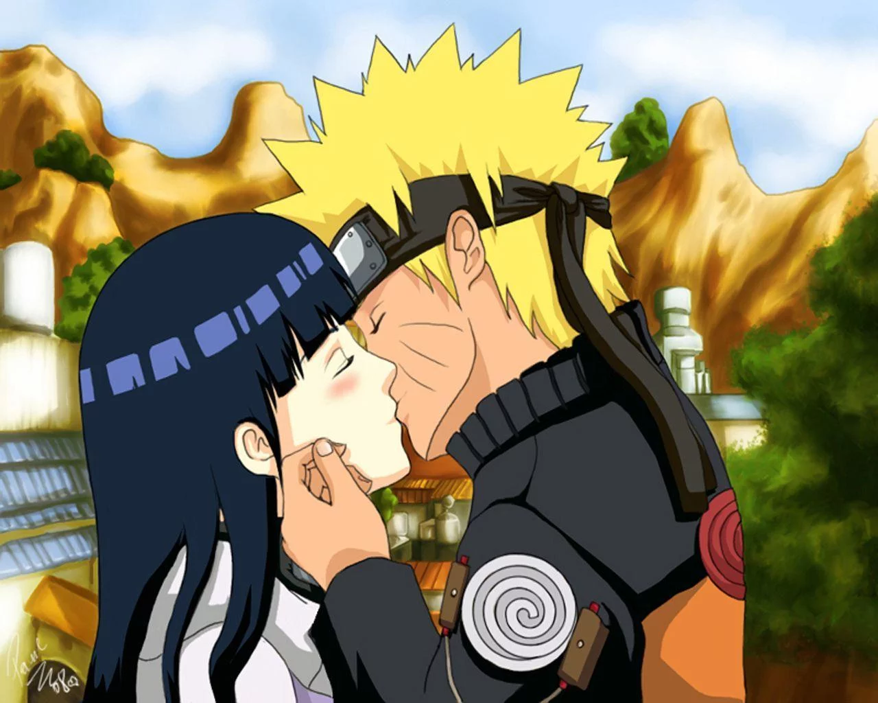 Free Download Naruto And Hinata Kissing Wallpaper Page 16753 (1280 x 1024)