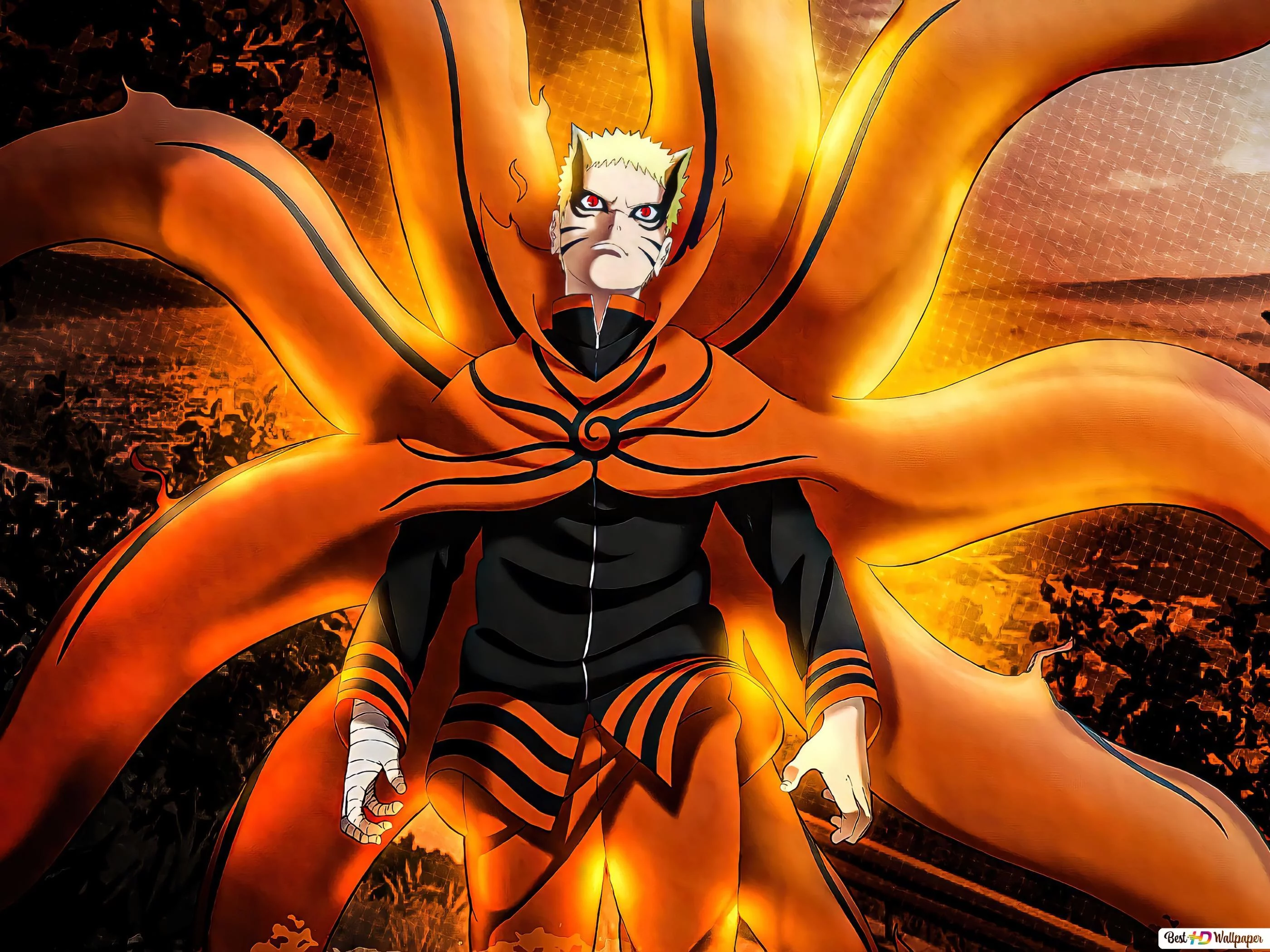 Free Download Naruto 9 Tails Chakra Mode Wallpaper Page 16962 (2800 x 2100)