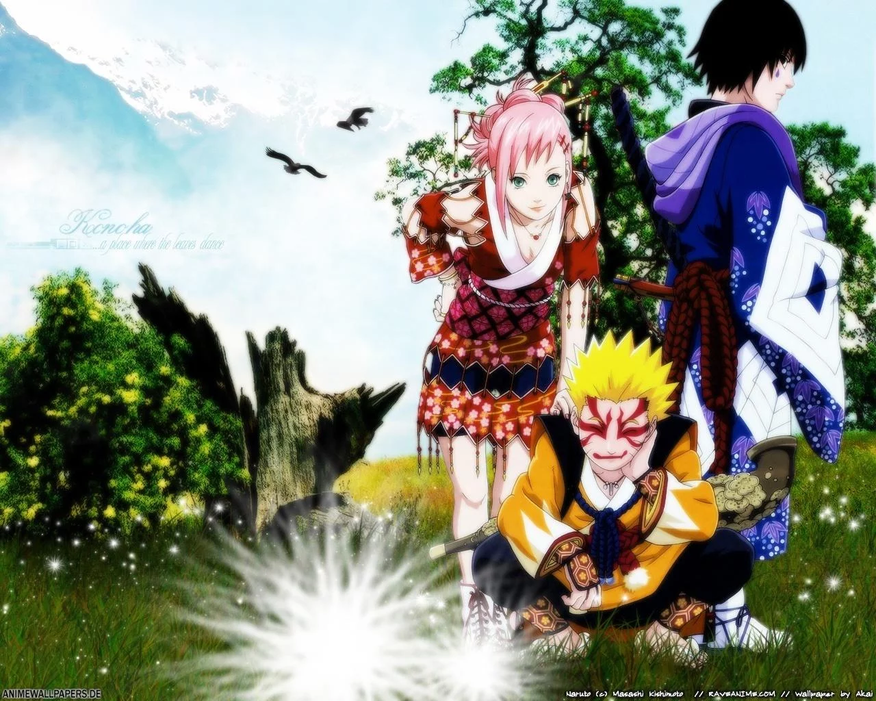 Free Download Naruto Sasuke Friends Wallpaper Page 170078 (1280 x 1024)