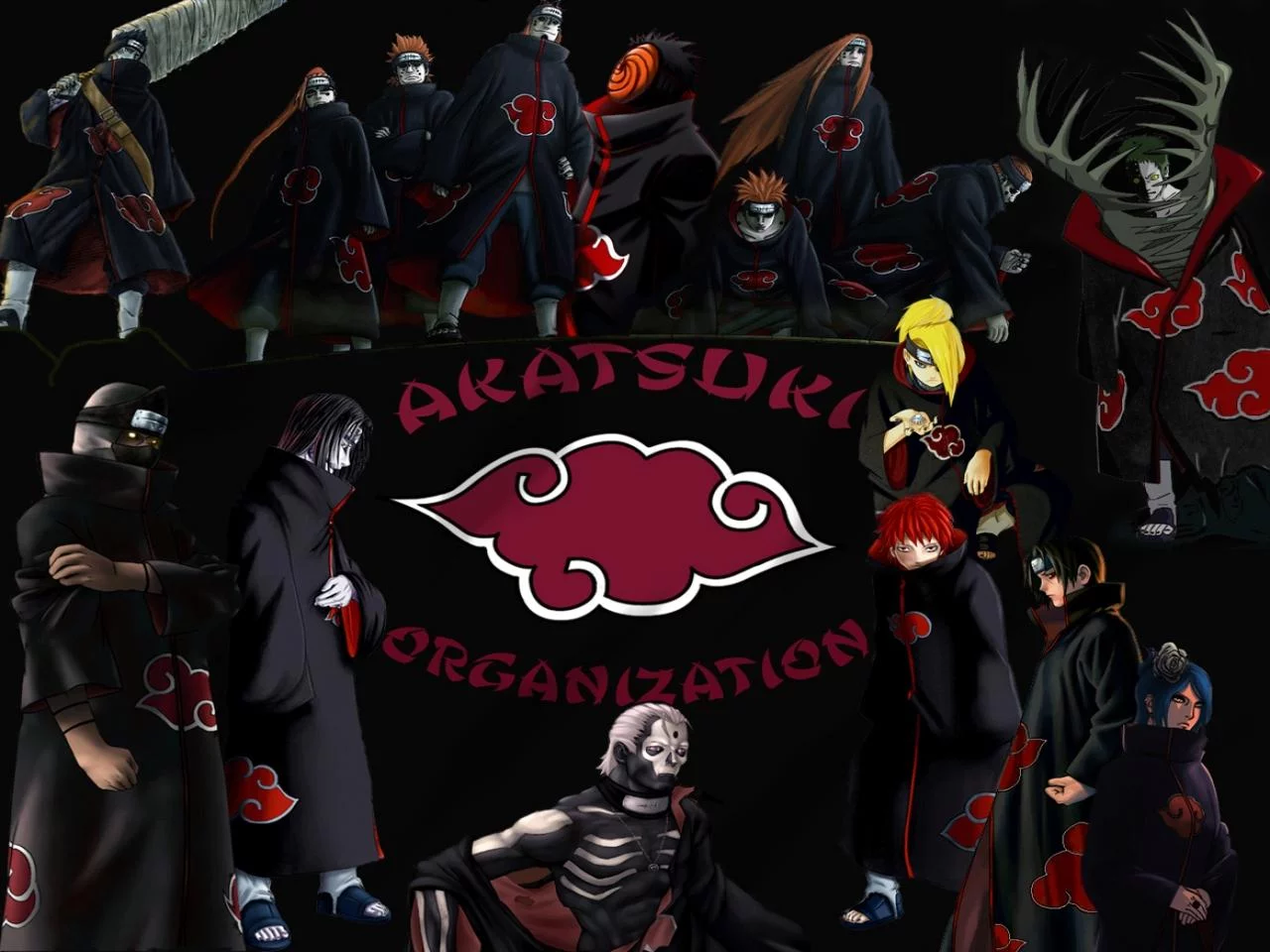 Free Download Wall Akatsuki Sensei Naruto Wallpaper Page 1708930 (1280 x 960)