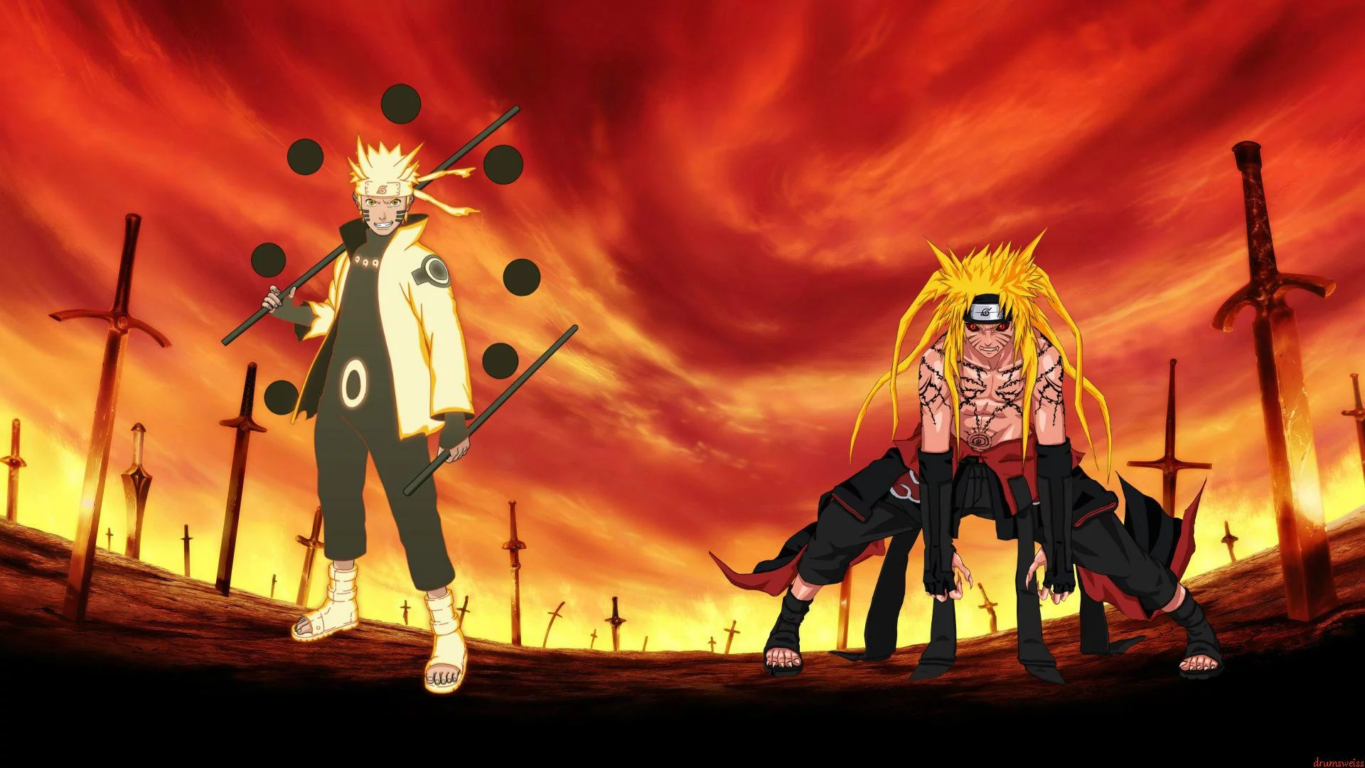 Free Download Wallpaper Naruto Vs Akatsuki Page 17596 (1920 x 1080)